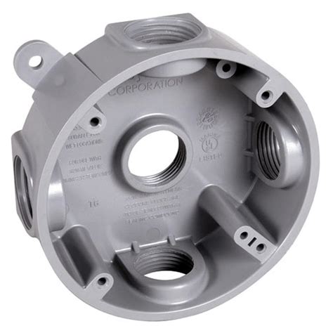 round junction box for outdoor light|exterior weather proof junction boxes.